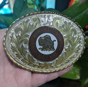Vintage Buffalo Belt Buckle